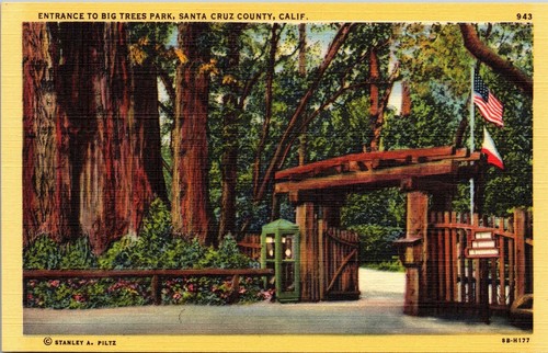 Entrance big trees park - entrance,